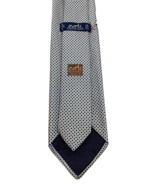 HERMES（エルメス）HERMES (エルメス) シルクネクタイ サントノーレ グレー サイズ:不明の古着・服飾アイテム