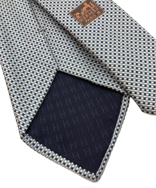 HERMES（エルメス）HERMES (エルメス) シルクネクタイ サントノーレ グレー サイズ:不明の古着・服飾アイテム
