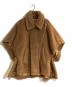 MaxMara（マックスマーラ）の古着「テディベアケープポンチョ」｜キャメル