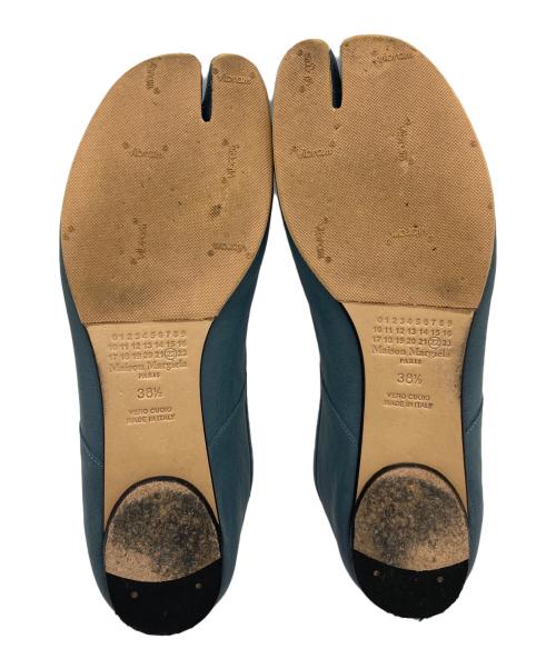 Maison Margiela（メゾンマルジェラ）Maison Margiela (メゾンマルジェラ) タビバレエパンプス ブルー サイズ:38 1/2の古着・服飾アイテム