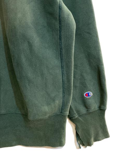 Champion（チャンピオン）Champion (チャンピオン) 両面プリントリバースウィーブスウェット グリーン サイズ:Ｌの古着・服飾アイテム