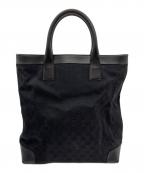 GUCCIグッチ）の古着「GGキャンバストートバッグ」｜ブラック