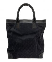 GUCCI（グッチ）の古着「GGキャンバストートバッグ」｜ブラック