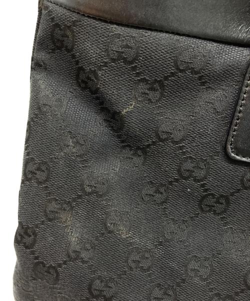 GUCCI（グッチ）GUCCI (グッチ) GGキャンバストートバッグ ブラックの古着・服飾アイテム
