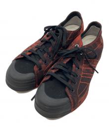 Y-3（ワイスリー）の古着「ニッツァ ロートップ スニーカー」｜ブラック×オレンジ