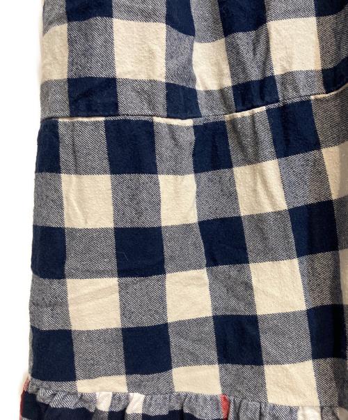 Freaba（フリーバ）Freaba (フリーバ) vintage リメイク チェック キャミドレス ブルー サイズ:1の古着・服飾アイテム