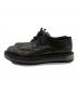 PRADA (プラダ) レヴィテイト ウィングチップ ブローグ グリーン サイズ:8 1/2：11000円