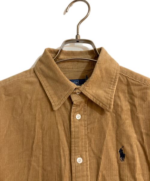 POLO RALPH LAUREN（ポロ・ラルフローレン）POLO RALPH LAUREN (ポロ・ラルフローレン) コーデュロイワンピース ブラウンの古着・服飾アイテム