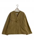 Engineered Garmentsエンジニアド ガーメンツ）の古着「Cardigan Jacket - Lt.Weight Nyco Cloth -」｜ベージュ