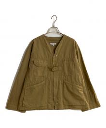 Engineered Garments（エンジニアド ガーメンツ）の古着「Cardigan Jacket - Lt.Weight Nyco Cloth -」｜ベージュ