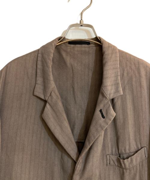 Y's for men（ワイズフォーメン）Y'S for men (ワイズフォーメン) 95SS アーカイブ3Bストライプジャケット ベージュ サイズ:2の古着・服飾アイテム