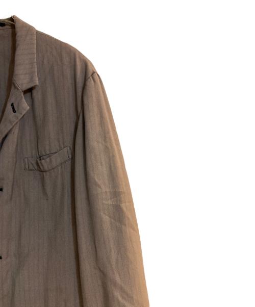 Y's for men（ワイズフォーメン）Y'S for men (ワイズフォーメン) 95SS アーカイブ3Bストライプジャケット ベージュ サイズ:2の古着・服飾アイテム