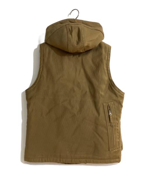 freewheelers（フリーホイーラーズ）FREEWHEELERS (フリーホイーラーズ) “AIR CREW ATTACHED HOOD VEST”/エアクルー アタッチド フードベスト カーキ サイズ:38の古着・服飾アイテム