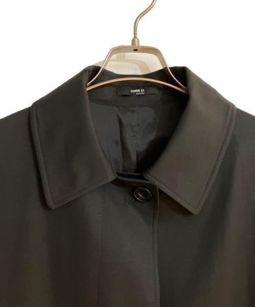 comme ca（コムサ）comme ca (コムサ) コットンダブルクロスストレッチ コート ブラック サイズ:9の古着・服飾アイテム