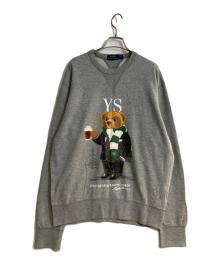 POLO RALPH LAUREN（ポロ・ラルフローレン）の古着「ポロベアクルーネックスウェット」｜グレー