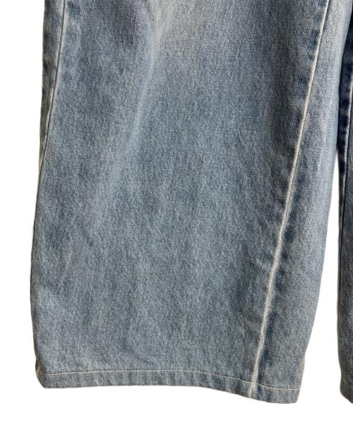 allureville（アルアバイル）allureville (アルアバイル) サイド切替オーバルデニムパンツ インディゴ サイズ:1の古着・服飾アイテム