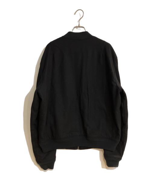 POLO RALPH LAUREN（ポロ・ラルフローレン）POLO RALPH LAUREN (ポロ・ラルフローレン) ウールジップアップボンバージャケット ブラック サイズ:Mの古着・服飾アイテム