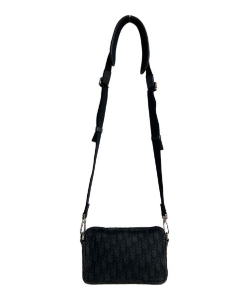 Dior（ディオール）Dior (ディオール) SAFARI POUCH OBLIQUE JACQUARD / サファリオブリークショルダーバッグ ブラックの古着・服飾アイテム