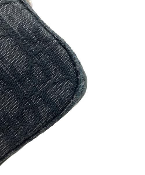 Dior（ディオール）Dior (ディオール) SAFARI POUCH OBLIQUE JACQUARD / サファリオブリークショルダーバッグ ブラックの古着・服飾アイテム