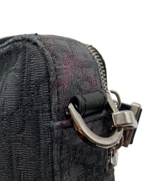 Dior（ディオール）Dior (ディオール) SAFARI POUCH OBLIQUE JACQUARD / サファリオブリークショルダーバッグ ブラックの古着・服飾アイテム