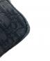 中古・古着 Dior (ディオール) SAFARI POUCH OBLIQUE JACQUARD / サファリオブリークショルダーバッグ ブラック：110000円