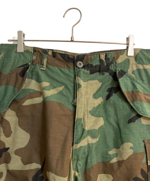 US ARMY（ユーエスアーミー）US ARMY (ユーエスアーミー) M-65 Trousers WOODLAND CAMO グリーン サイズ:Mの古着・服飾アイテム
