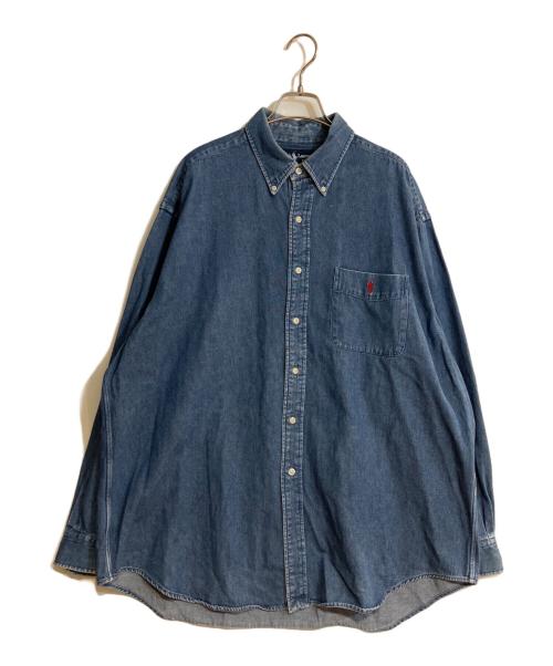 RALPH LAUREN（ラルフローレン）RALPH LAUREN (ラルフローレン) BLAKE デニムシャツ インディゴ サイズ:XLの古着・服飾アイテム