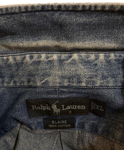 RALPH LAUREN（ラルフローレン）RALPH LAUREN (ラルフローレン) BLAKE デニムシャツ インディゴ サイズ:XLの古着・服飾アイテム