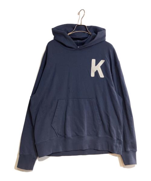 KENZO（ケンゾー）KENZO (ケンゾー) LUCKY TIGER' フーディー/ラッキータイガー ネイビー サイズ:Ｌの古着・服飾アイテム