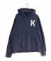 KENZO（ケンゾー）の古着「LUCKY TIGER' フーディー/ラッキータイガー」｜ネイビー