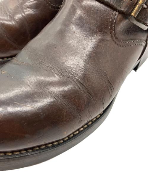 CHIPPEWA（チペワ）CHIPPEWA (チペワ) 11inch Tan Crazy Horse Engineer Boots/タン・クレイジーホース・エンジニアブーツ ブラウン サイズ:8.Dの古着・服飾アイテム