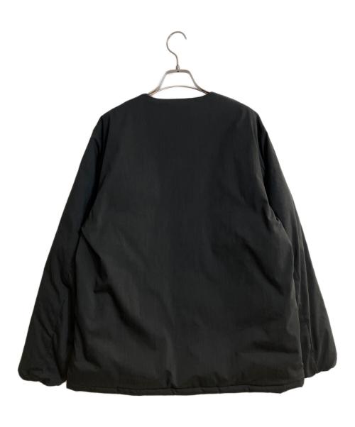 NANGA（ナンガ）NANGA (ナンガ) ヒノックリップストップインナーダウンカーディガン ブラック サイズ:Sの古着・服飾アイテム