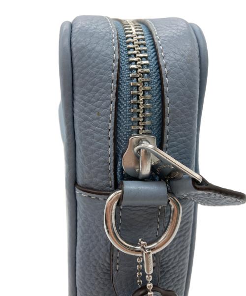 COACH（コーチ）COACH (コーチ) サリバン クロスボディ シグネチャー シャンブレー スカイブルーの古着・服飾アイテム