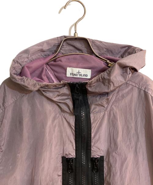 STONE ISLAND（ストーンアイランド）STONE ISLAND (ストーンアイランド) ナイロンメタルフーデッドジャケット パープル サイズ:XLの古着・服飾アイテム