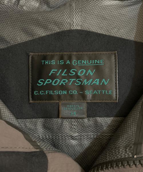 FILSON（フィルソン）FILSON (フィルソン) スウィフトウォーター レイン ジャケット グレー サイズ:XSの古着・服飾アイテム