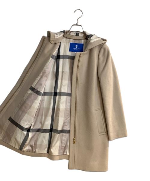 BLUE LABEL CRESTBRIDGE（ブルーレーベルクレストブリッジ）BLUE LABEL CRESTBRIDGE (ブルーレーベルクレストブリッジ) フーデッドコート ベージュ サイズ:36の古着・服飾アイテム
