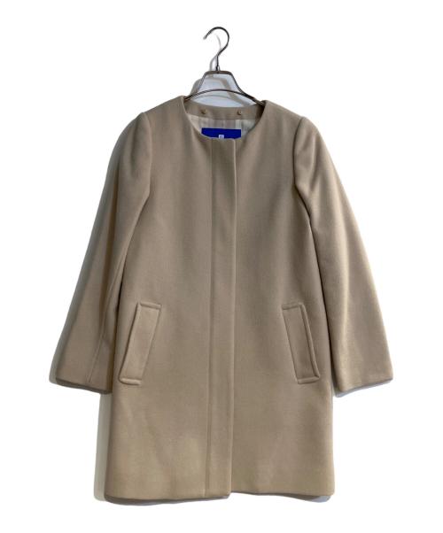 BLUE LABEL CRESTBRIDGE（ブルーレーベルクレストブリッジ）BLUE LABEL CRESTBRIDGE (ブルーレーベルクレストブリッジ) フーデッドコート ベージュ サイズ:36の古着・服飾アイテム