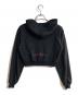 9090 (9090) 90 Logo Glitter Zip Hoodie/ナインティ ロゴ グリッター ジップ フーディー ブラック サイズ:S：10000円