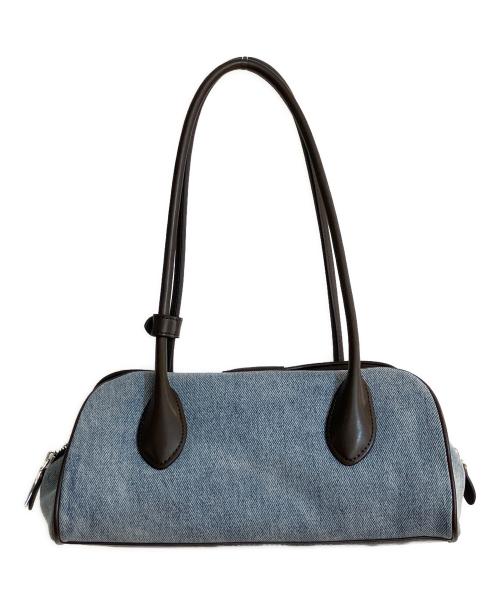Calvin Klein（カルバンクライン）Calvin Klein (カルバンクライン) エンブレムデニムショルダーバッグ インディゴの古着・服飾アイテム