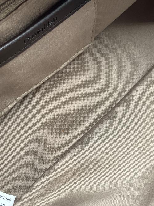 Calvin Klein（カルバンクライン）Calvin Klein (カルバンクライン) エンブレムデニムショルダーバッグ インディゴの古着・服飾アイテム