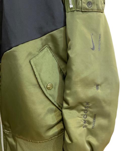 NIKE（ナイキ）NIKE (ナイキ) AS M NSW SYNFL SWOOSH BOMBER/エーエス メンズ ナイキスポーツウェア シンセティックフィル スウッシュ ボンバー グリーン サイズ:XLの古着・服飾アイテム