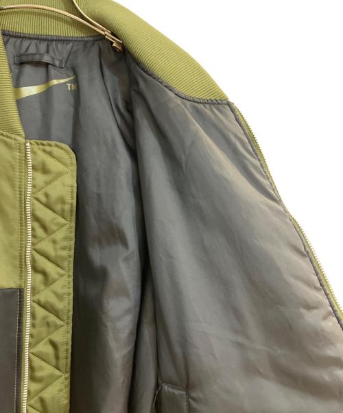NIKE（ナイキ）NIKE (ナイキ) AS M NSW SYNFL SWOOSH BOMBER/エーエス メンズ ナイキスポーツウェア シンセティックフィル スウッシュ ボンバー グリーン サイズ:XLの古着・服飾アイテム