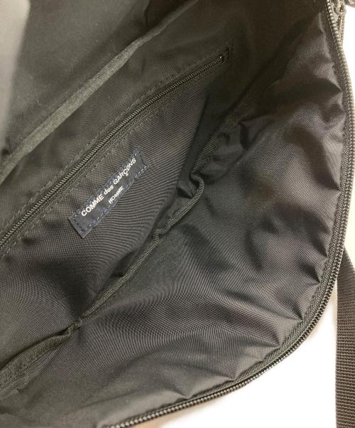 COMME des GARCONS HOMME（コムデギャルソン オム）COMME des GARCONS HOMME (コムデギャルソン オム) ロゴ刺繍 ウエストバッグ ブラックの古着・服飾アイテム
