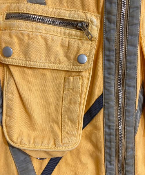 AVIREX（アヴィレックス）AVIREX (アヴィレックス) マルチギミックミリタリージャケット イエロー サイズ:Mの古着・服飾アイテム