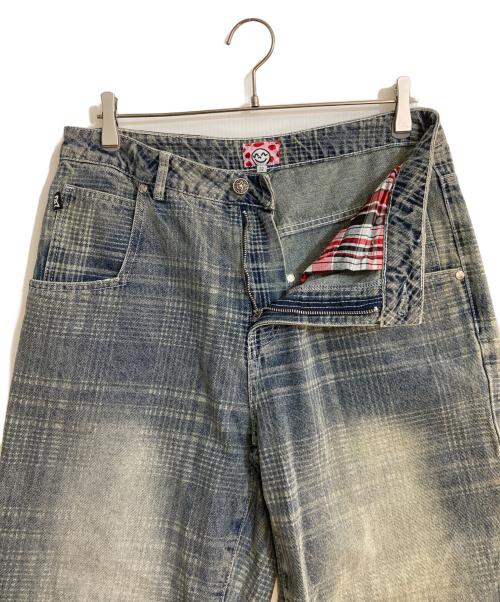 starteam（スターチーム）STARTEAM (スターチーム) チェックデニムペインターパンツ インディゴ サイズ:W32の古着・服飾アイテム