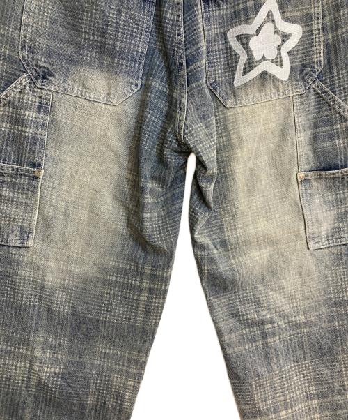 starteam（スターチーム）STARTEAM (スターチーム) チェックデニムペインターパンツ インディゴ サイズ:W32の古着・服飾アイテム