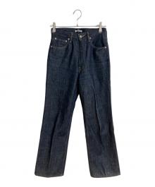 AURALEE（オーラリー）の古着「HARD TWIST DENIM 5P/ハード ツイスト デニム ファイブピー」｜ネイビー