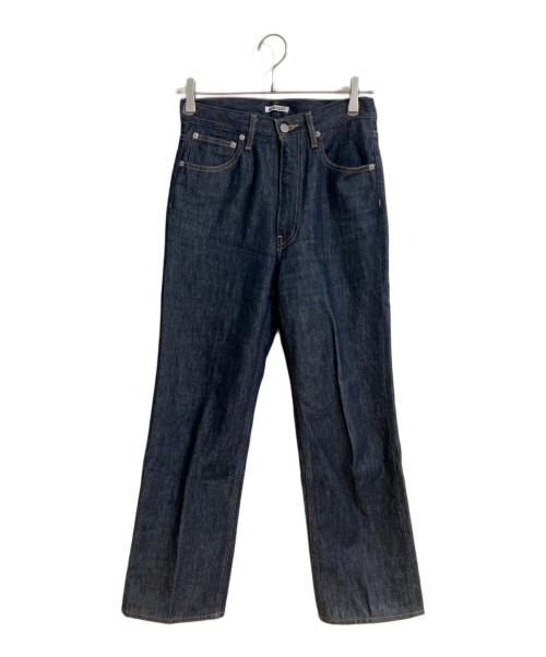 AURALEE（オーラリー）AURALEE (オーラリー) HARD TWIST DENIM 5P/ハード ツイスト デニム ファイブピー ネイビー サイズ:25の古着・服飾アイテム