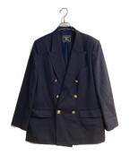 Burberry'sバーバリーズ）の古着「ホース金釦ブレザー」｜ネイビー