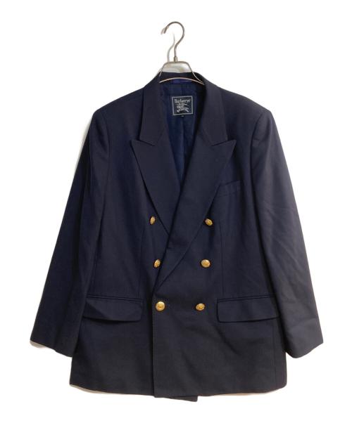 Burberry's（バーバリーズ）Burberry's (バーバリーズ) ホース金釦ブレザー ネイビー サイズ:15の古着・服飾アイテム